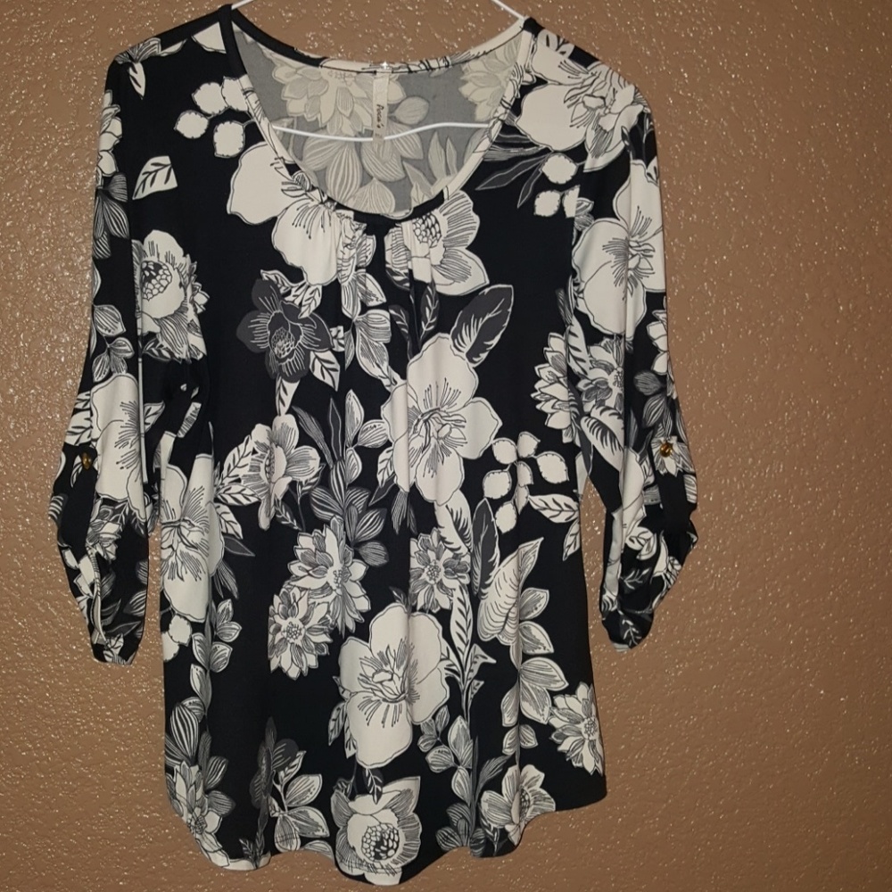 Flower Print blouse